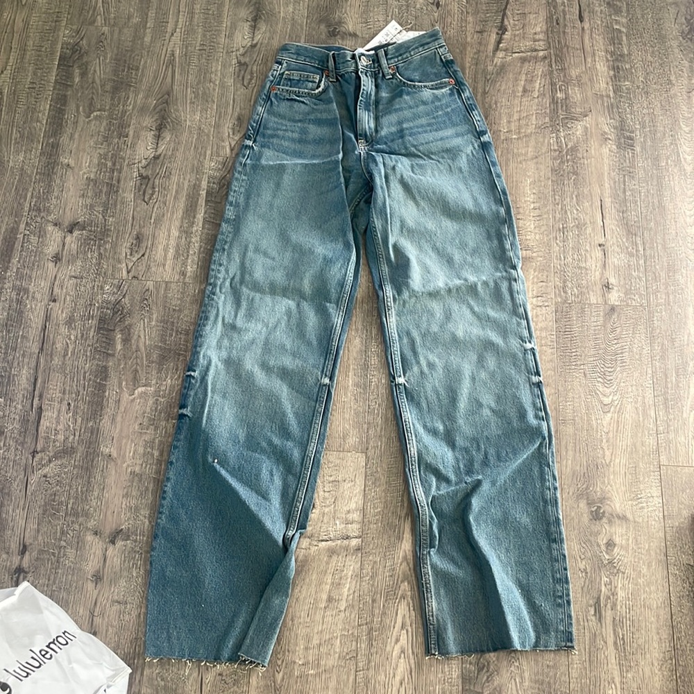 Zara wide leg jeans